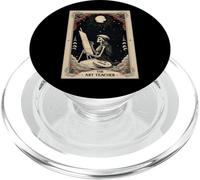 The Art Teacher Carte de Tarot Squelette pour la rentrée Scolaire PopSockets PopGrip pour MagSafe