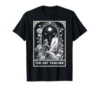 The Art Teacher Carte de Tarot Squelette pour la rentrée Scolaire T-Shirt