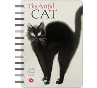 The Artful Cat 2027 Weekly Planner Calendar: Brush and Ink Watercolor Paintings