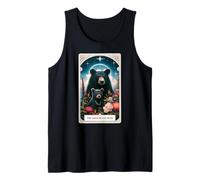 The Asian Black Bear Carte de Tarot Motif Animal Sauvage Débardeur