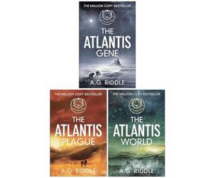 The Atlantis Trilogy Collection 3 Books Set By A.G. Riddle (The Atlantis Gene, The Atlantis Plague & The Atlantis World)