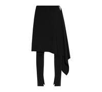 The Attico - Asymmetric Layered Pantalons - Femme - Pantalons - Noir - Taille: 38 FR