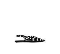 The Attico - Ballerines ajourées - Femme - Chaussures - Noir - Taille: 36 EU