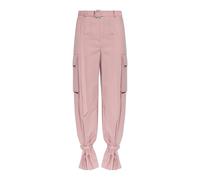 The Attico - Belted Cargo Pantalons - Femme - Pantalons - Rose - Taille: 36 FR