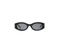 The Attico - Berta Oval Lunettes de soleil - Femme - Accessoires - Noir - Taille: 54 MM