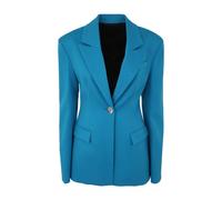 The Attico - Blazer Cool Wool en Bleu Capri - Femme - Vestes - Bleu - Taille: 38 FR