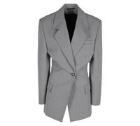 The Attico - Blazer Sartorial - Femme - Vestes - Gris - Taille: 38 FR