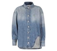 The Attico - Bomber Washed Denim - Femme - Blouses et Chemises - Bleu - Taille: 36 FR