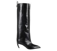 The Attico - Bottes en Cuir Noir au Genou - Femme - Chaussures - Noir - Taille: 40 EU