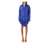 The Attico - Candice Mini Dress - Femme - Robes - Bleu - Taille: 36 FR
