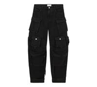 The Attico - Cargo Jeans à Boutons Logo - Femme - Jeans - Noir - Taille: W26