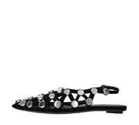 The Attico - Ballerines ajourées - Femme - Chaussures - Noir - Taille: 36 EU