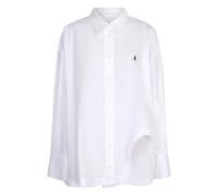 The Attico - Chemise Oversize en Coton - Femme - Blouses et Chemises - Blanc - Taille: 38 FR