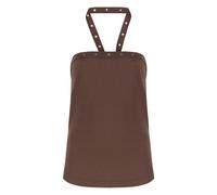 The Attico - Cotton Top - Femme - Tops - Brun - Taille: 40 FR