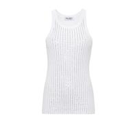 The Attico - Crystal Top - Femme - Tops - Blanc - Taille: 40 FR