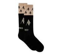 The Attico - Double-cuff Logo Socks - Femme - Sous-vêtements - Noir - Taille: S/M