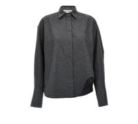 The Attico - Eliza Shirt - Femme - Blouses et Chemises - Gris - Taille: 38 FR