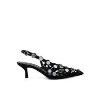 The Attico - Escarpins Noirs Design Élégant - Femme - Chaussures - Noir - Taille: 36 EU