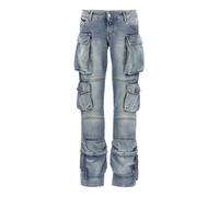 The Attico - Essie Cargo Jeans - Femme - Jeans - Bleu - Taille: W24