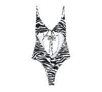 The Attico, Femme, Maillots de bain, Multicolore, Taille: 42 FR Lace-up Cut-out One-piece