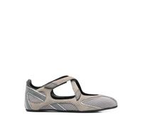 The Attico - Floor 01 Ballerina Flat - Femme - Chaussures - Gris - Taille: 37 EU