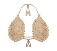 The Attico - Il Primo Bagno Bikini Top - Femme - Maillots de bain - Beige - Taille: 38 FR