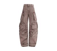 The Attico - Jean Cargo avec Coupe Oversize - Femme - Jeans - Violet - Taille: W27