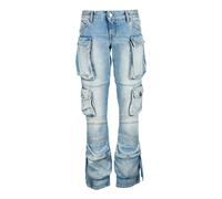 The Attico - Jean en Coton pour un Look Élégant - Femme - Jeans - Bleu - Taille: W27