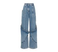 The Attico - Jean Évasé en Denim - Femme - Jeans - Bleu - Taille: W27
