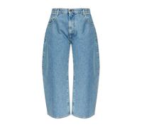 The Attico - Cropped Balloon Jeans - Femme - Jeans - Bleu - Taille: W26
