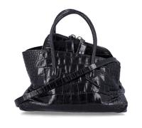 The Attico - Noir effet crocodile. Fermeture éclair - Femme - Sacs - Noir - Taille: ONE Size
