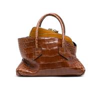 The Attico - La Passeggiata Mini Sac à Main - Femme - Sacs - Brun - Taille: ONE Size
