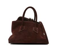The Attico - La Passeggiata Mini Top Handle - Femme - Sacs - Brun - Taille: ONE Size