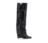 The Attico - Leon 100mm Boot - Femme - Chaussures - Noir - Taille: 40 EU