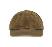 The Attico - Logo Cotton Baseball Cap - Femme - Accessoires - Brun - Taille: ONE Size