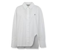 The Attico - Logo Cotton Shirt - Femme - Blouses et Chemises - Blanc - Taille: 38 FR