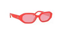 The Attico - Lunettes Authentiques Irene - Qualité Premium - unisex - Accessoires - Rose - Taille: 54 MM
