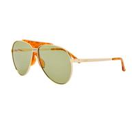 The Attico - Lunettes de soleil Amelia - unisex - Accessoires - Jaune - Taille: 63 MM