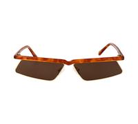 The Attico - Lunettes de soleil Aria - Femme - Accessoires - Brun - Taille: 64 MM