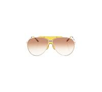 The Attico - Lunettes de soleil Aviateur - Femme - Accessoires - Jaune - Taille: ONE Size