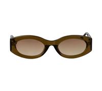 The Attico - Lunettes de soleil Berta - Femme - Accessoires - Vert - Taille: 54 MM