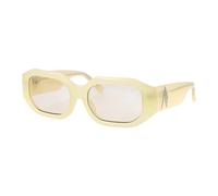 The Attico - Lunettes de soleil Blake pour un look élégant - Femme - Accessoires - Jaune - Taille: 55 MM