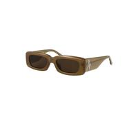 The Attico - Lunettes de Soleil Mini Marfa - Femme - Accessoires - Vert - Taille: 52 MM