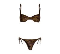 The Attico - Maillot de bain deux pièces - Femme - Maillots de bain - Brun - Taille: 40 FR