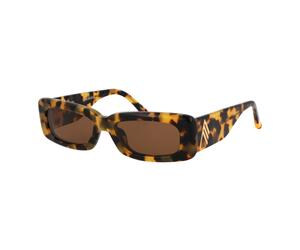 The Attico - Mini Lunettes de soleil Marfa - Femme - Accessoires - Brun - Taille: 52 MM