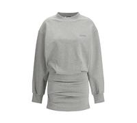 The Attico - Mini Robe en Coton - Femme - Robes - Gris - Taille: 36 FR