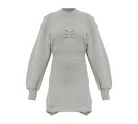The Attico - Mini-robe en jersey de coton chiné - Femme - Robes - Gris - Taille: 38 FR