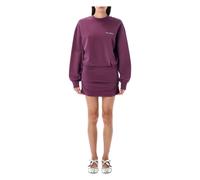 The Attico - Mini-robe en molleton léger américain - Femme - Robes - Violet - Taille: 38 FR