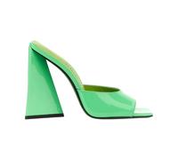 The Attico - Mules à Talons Devon avec Semelle Imprimé Zèbre - Femme - Chaussures - Vert - Taille: 37 1/2 EU