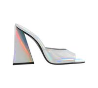 The Attico - Mules à Talons Devon - Femme - Chaussures - Gris - Taille: 38 EU